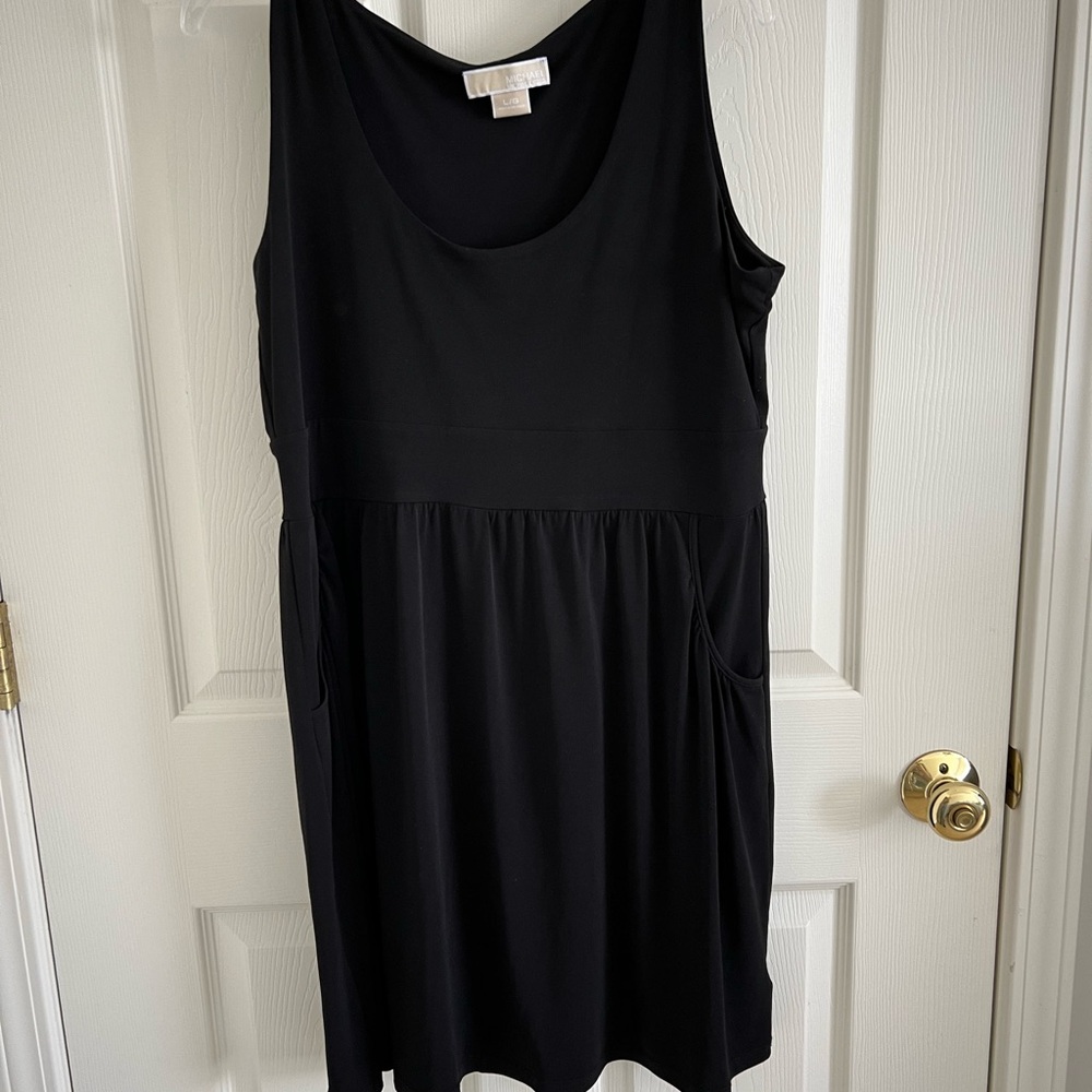MICHAEL Michael Kors Black  Sleeveless Dress Large